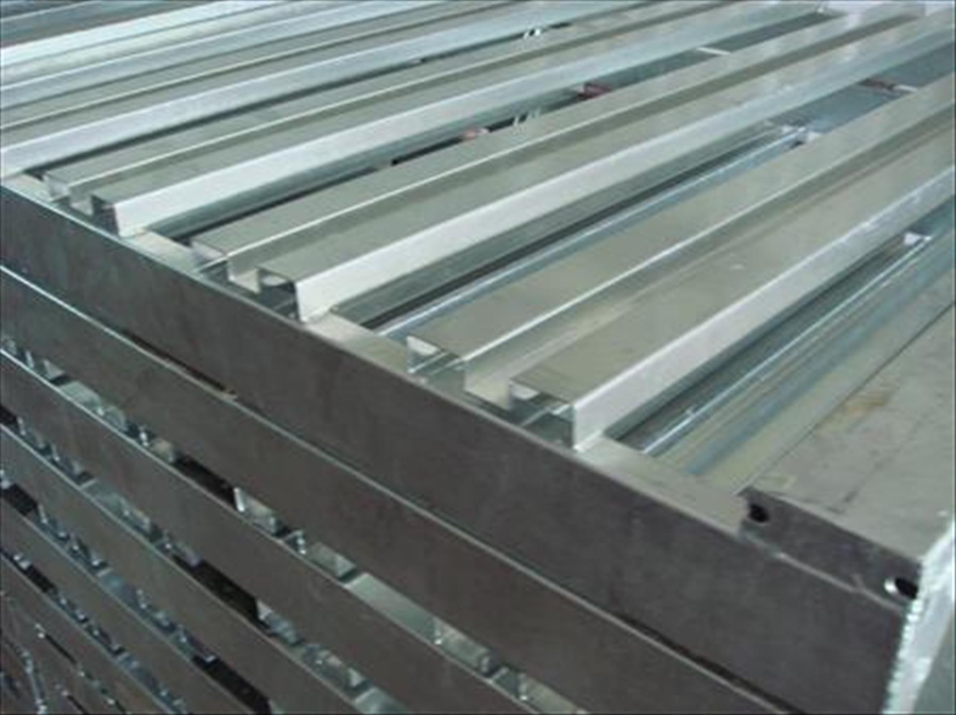 Pallet sat Steel pallet, use in cold storage